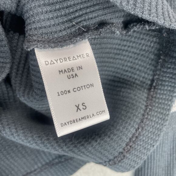 Free People Daydreamer QUEEN OF SPADES Thermal Crop Top Womens Sz XS Mock Neck - Picture 8 of 12